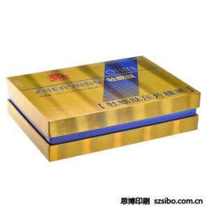 镭射银卡UV印刷保健品天地盒