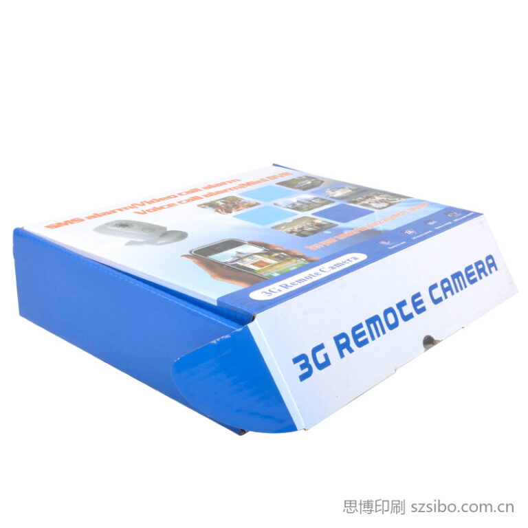 安防摄像头瓦楞飞机盒（白灰） 跨境电商包装