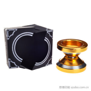 黑卡纸悠悠球玩具创意包装展开