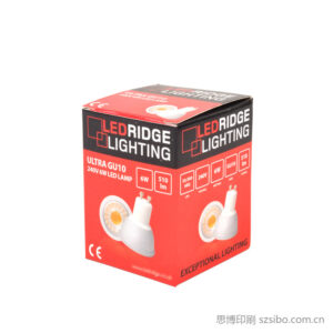 LED灯泡彩盒定制（GU10） 跨境电商包装